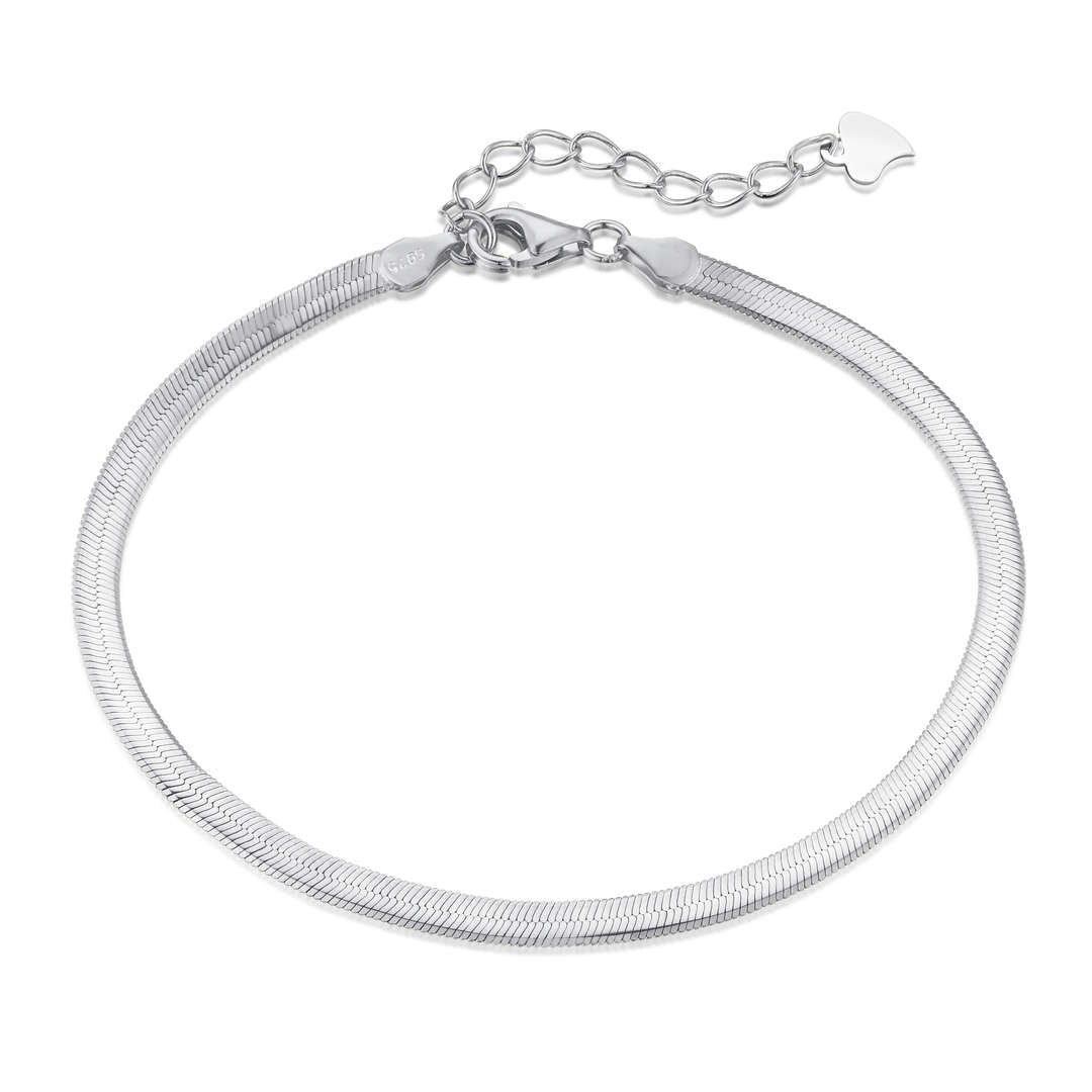 [HOT]Flat Snake Bone Chain Blade Necklace