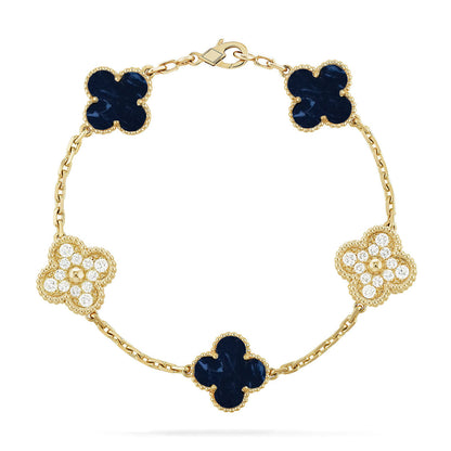 CLOVER 5 MOTIF PIETERSITE BRACELET COLLECTION