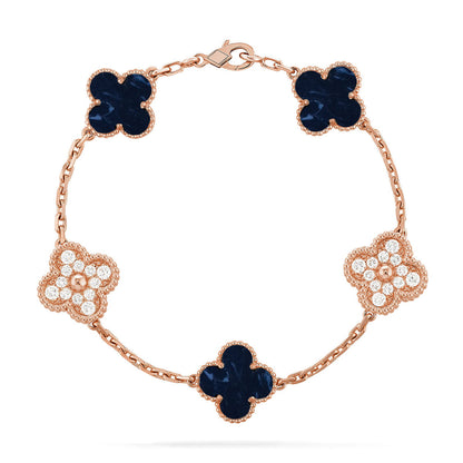 CLOVER 5 MOTIF PIETERSITE BRACELET COLLECTION