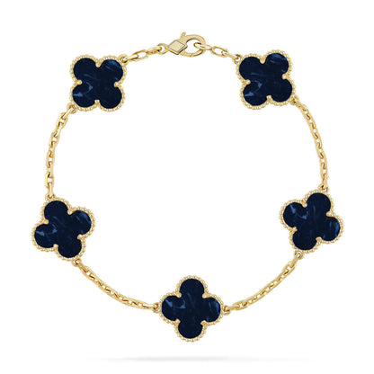 CLOVER 5 MOTIF PIETERSITE BRACELET COLLECTION