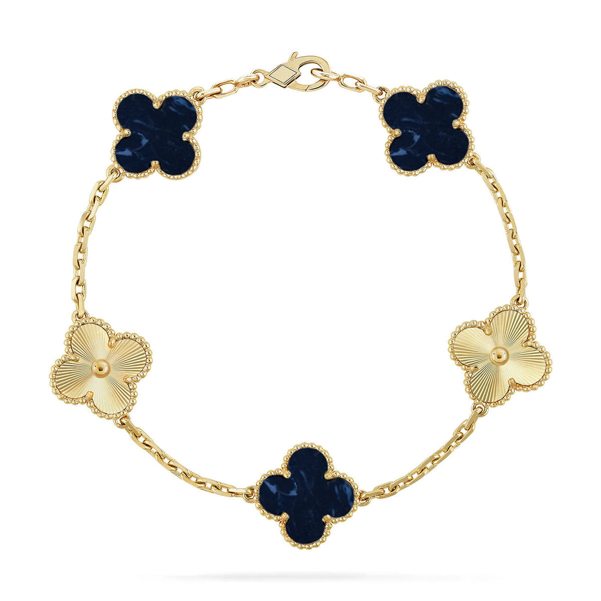 CLOVER 5 MOTIF PIETERSITE BRACELET COLLECTION