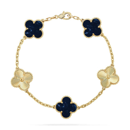 CLOVER 5 MOTIF PIETERSITE BRACELET COLLECTION