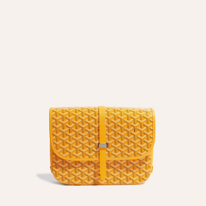 SAC BELVEDERE MM 28CM TOILE JAUNE