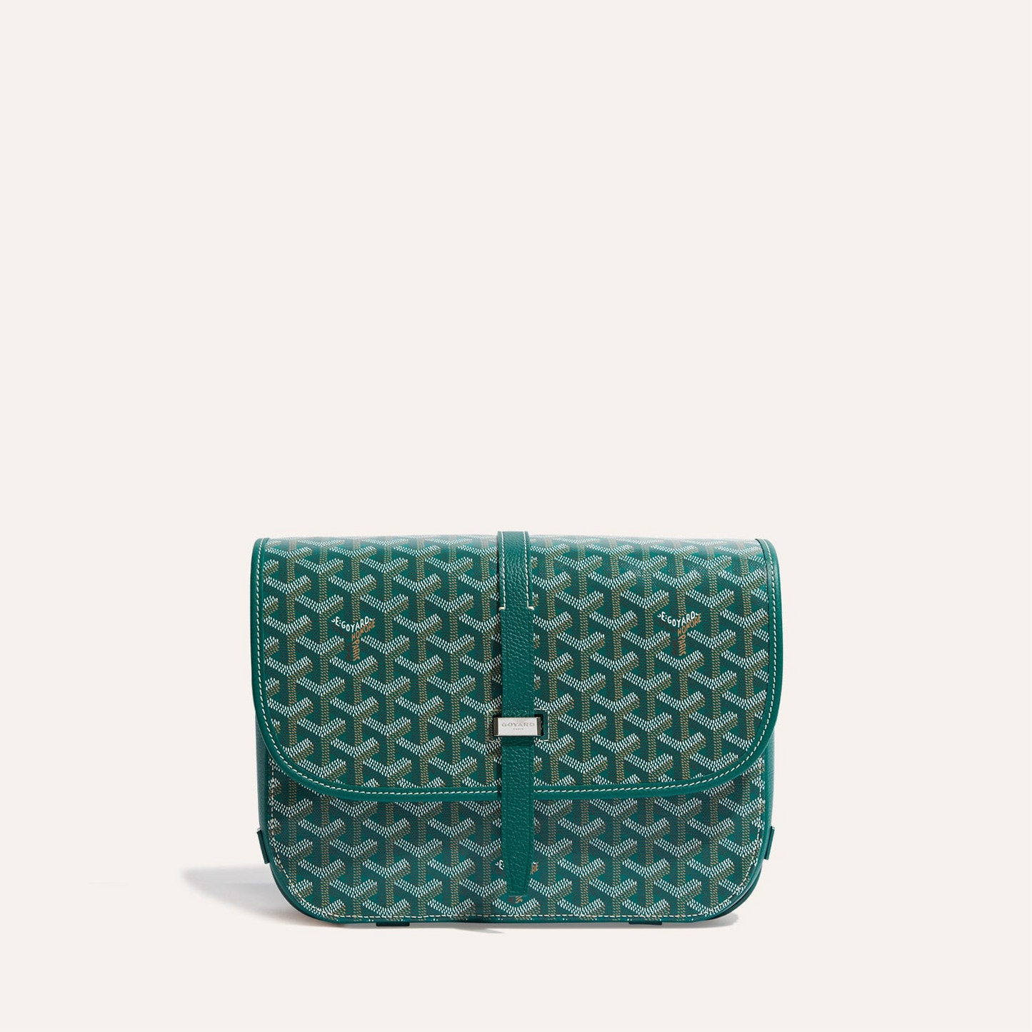 SAC BELVEDERE MM 28CM TOILE VERTE