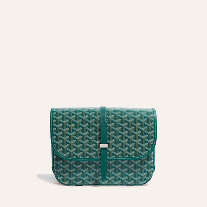 SAC BELVEDERE MM 28CM TOILE VERTE
