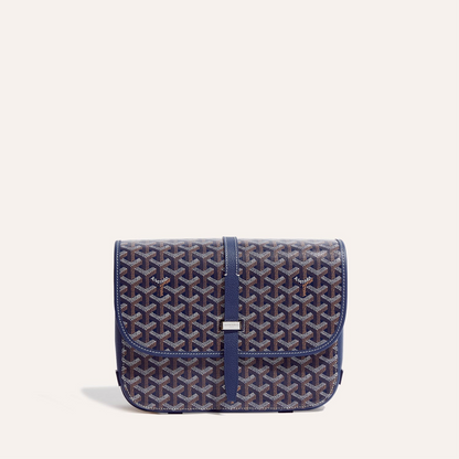 SAC BELVEDERE MM 28CM TOILE BLEU MARINE