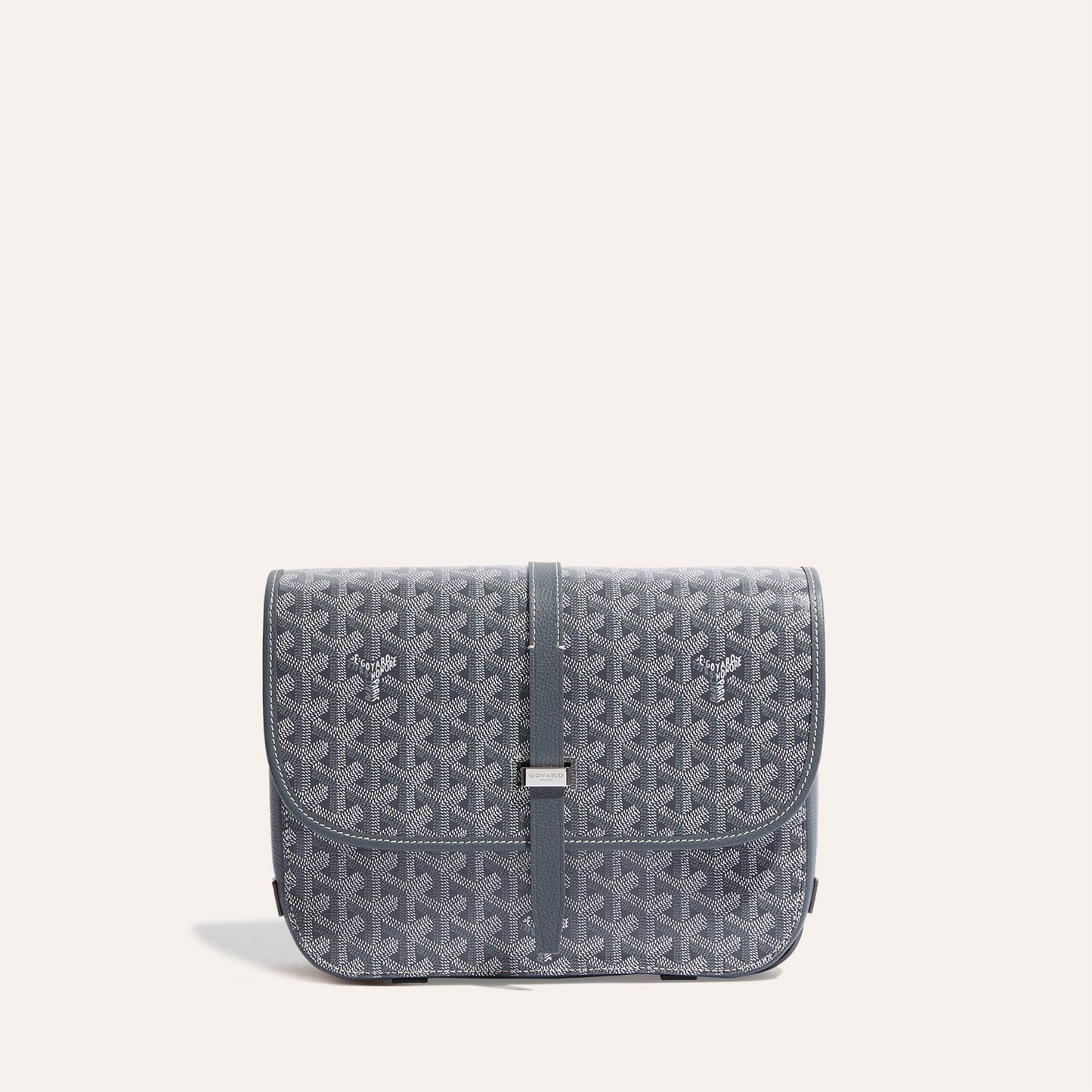 SAC BELVEDERE MM 28CM TOILE GRISE
