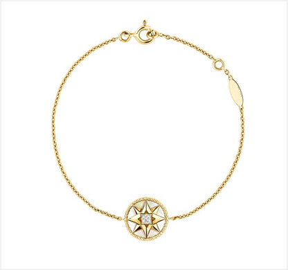 COLLIER EN OR ET DIAMANTS STAR