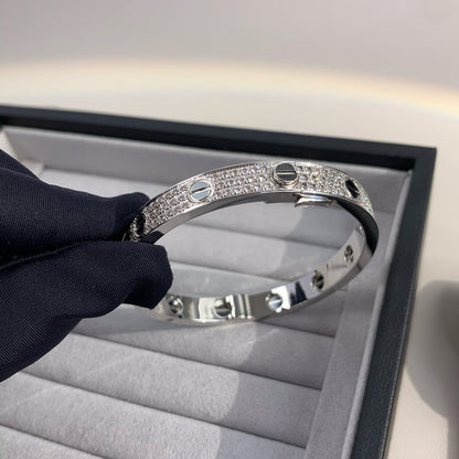 LOVE BRACELET 6.1MM DIAMOND-PAVED CERAMIC