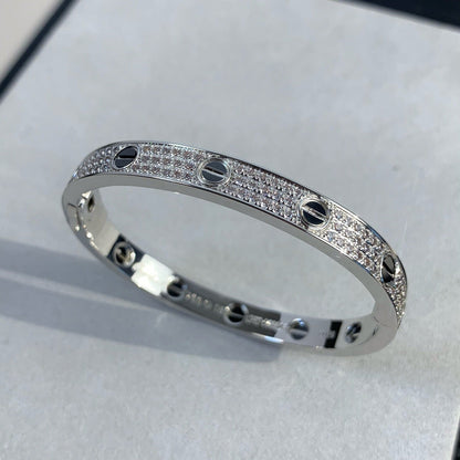 LOVE BRACELET 6.1MM DIAMOND-PAVED CERAMIC