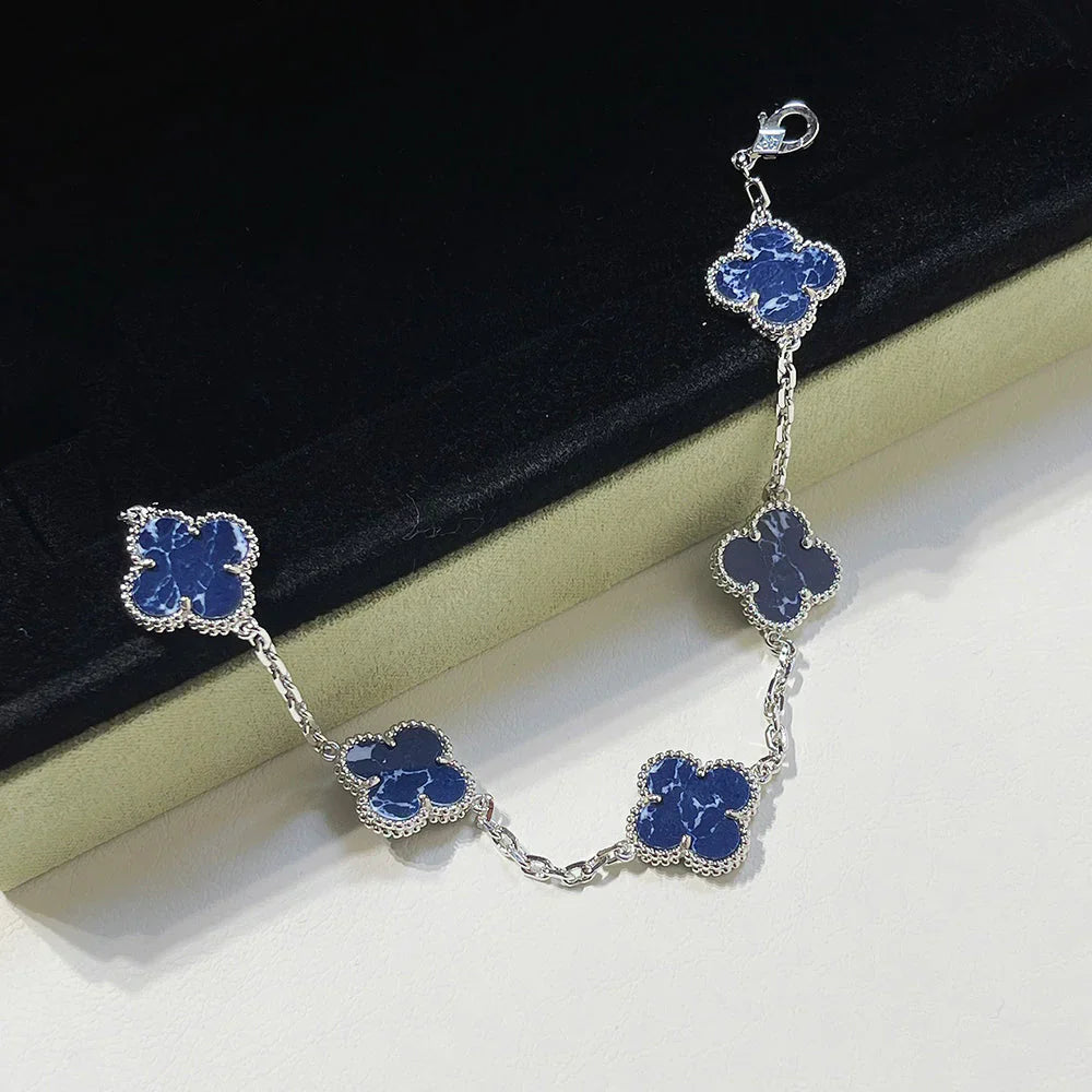 CLOVER 5 MOTIF PIETERSITE BRACELET COLLECTION