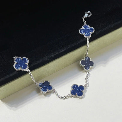 CLOVER 5 MOTIF PIETERSITE BRACELET COLLECTION