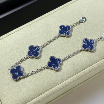 CLOVER 5 MOTIF PIETERSITE BRACELET COLLECTION