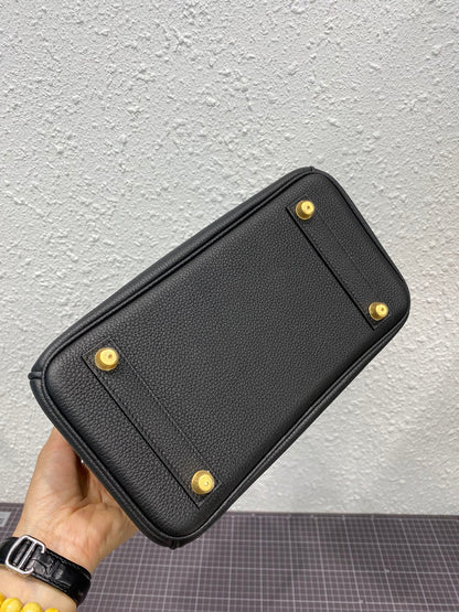HM バーキン 25cm ブラック クロコダイル＆トゴレザー ゴールド金具