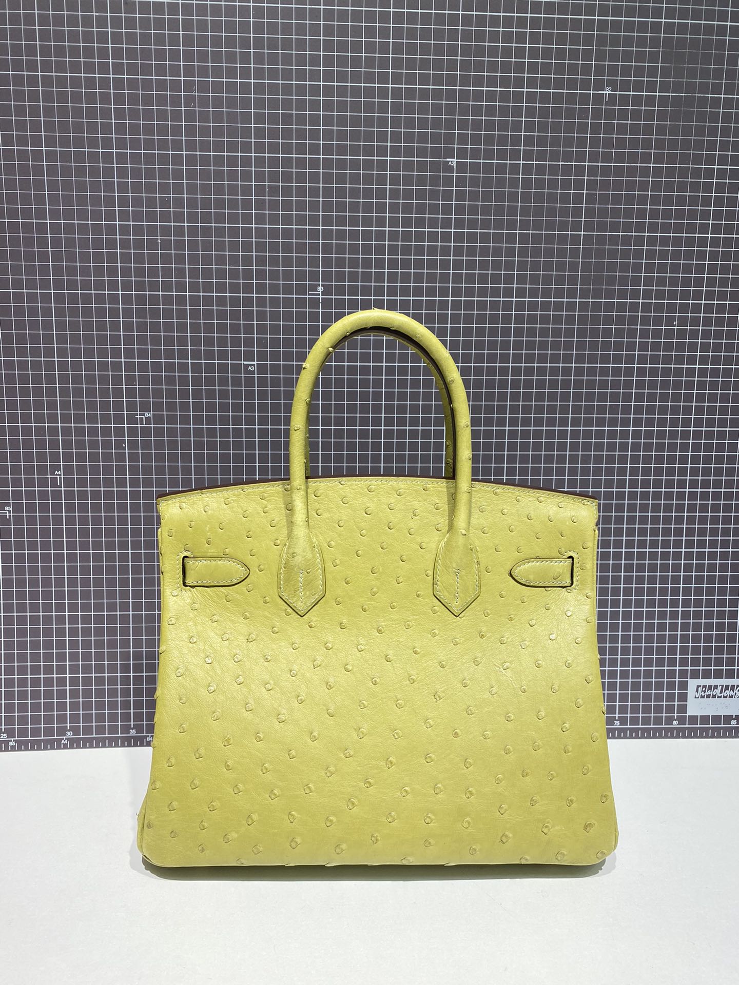HM バーキン 30cm ライム オーストリッチレザー ゴールド金具