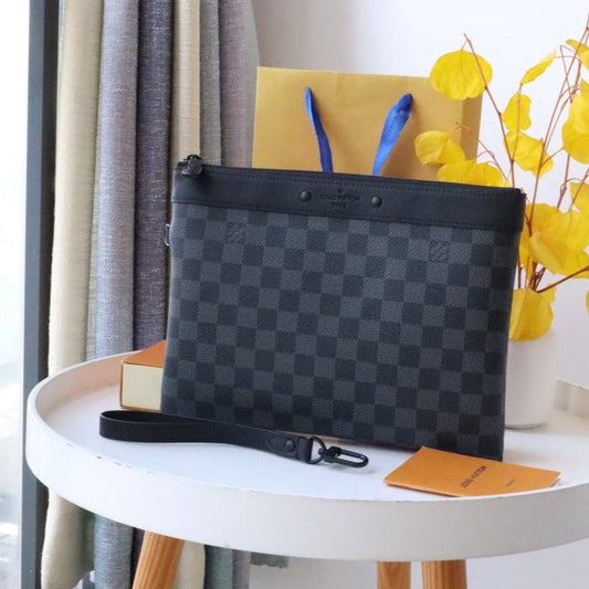 POCHETTE A PARTIR 30 TOILE DAMIER