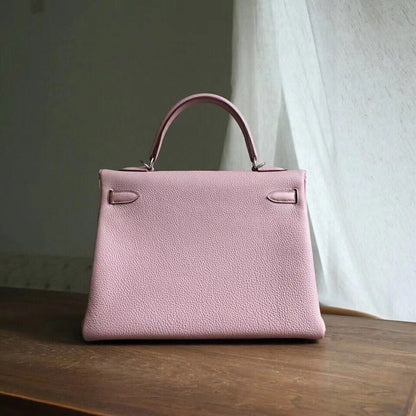 HM KELLY 28CM ROSE TOGO QUINCAILLERIE ARGENTÉE