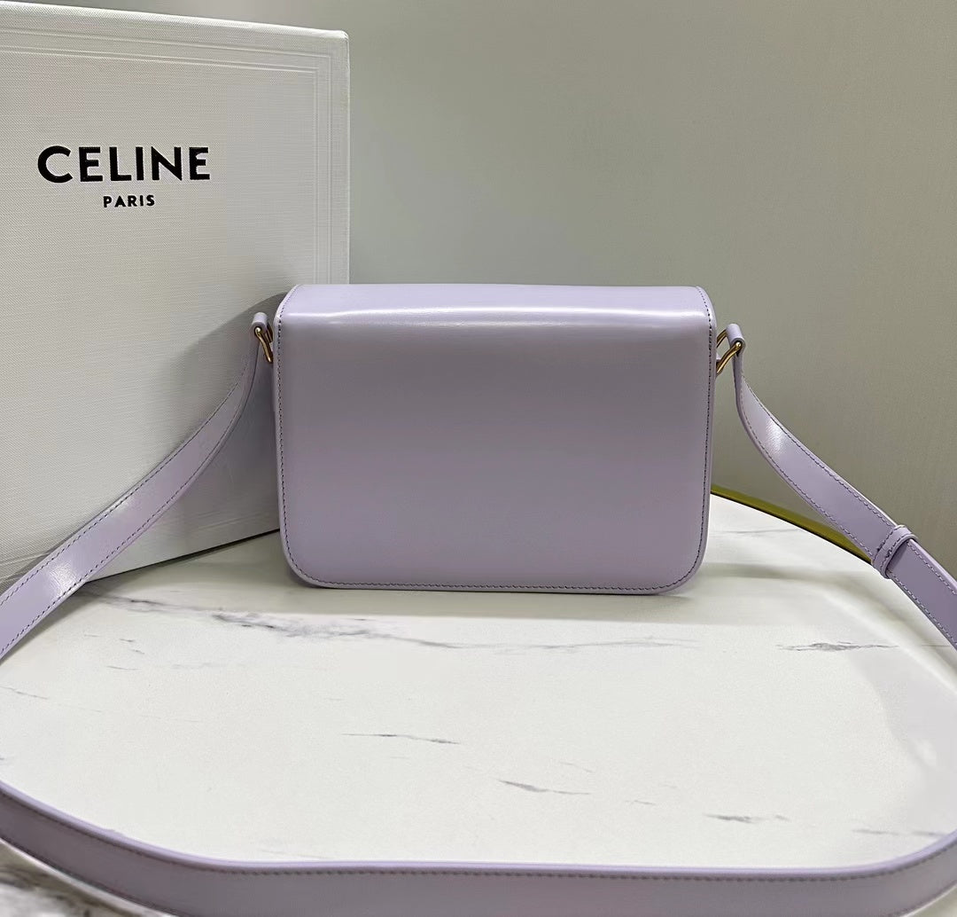 CLASSIQUE TRIOMPHE 22 CUIR DE VEAU LILAS CLAIR