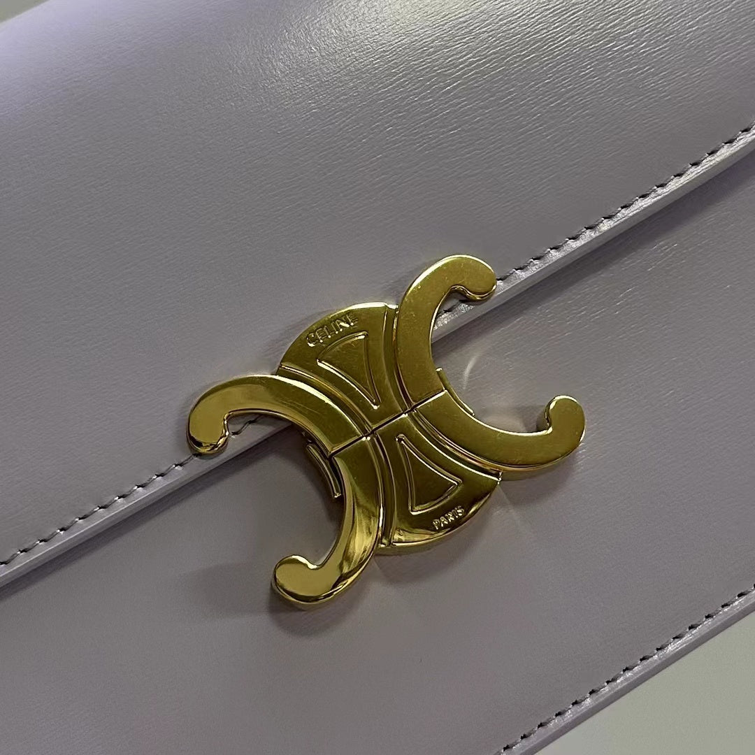 CLASSIQUE TRIOMPHE 22 CUIR DE VEAU LILAS CLAIR