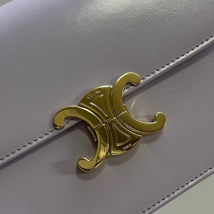 CLASSIQUE TRIOMPHE 22 CUIR DE VEAU LILAS CLAIR