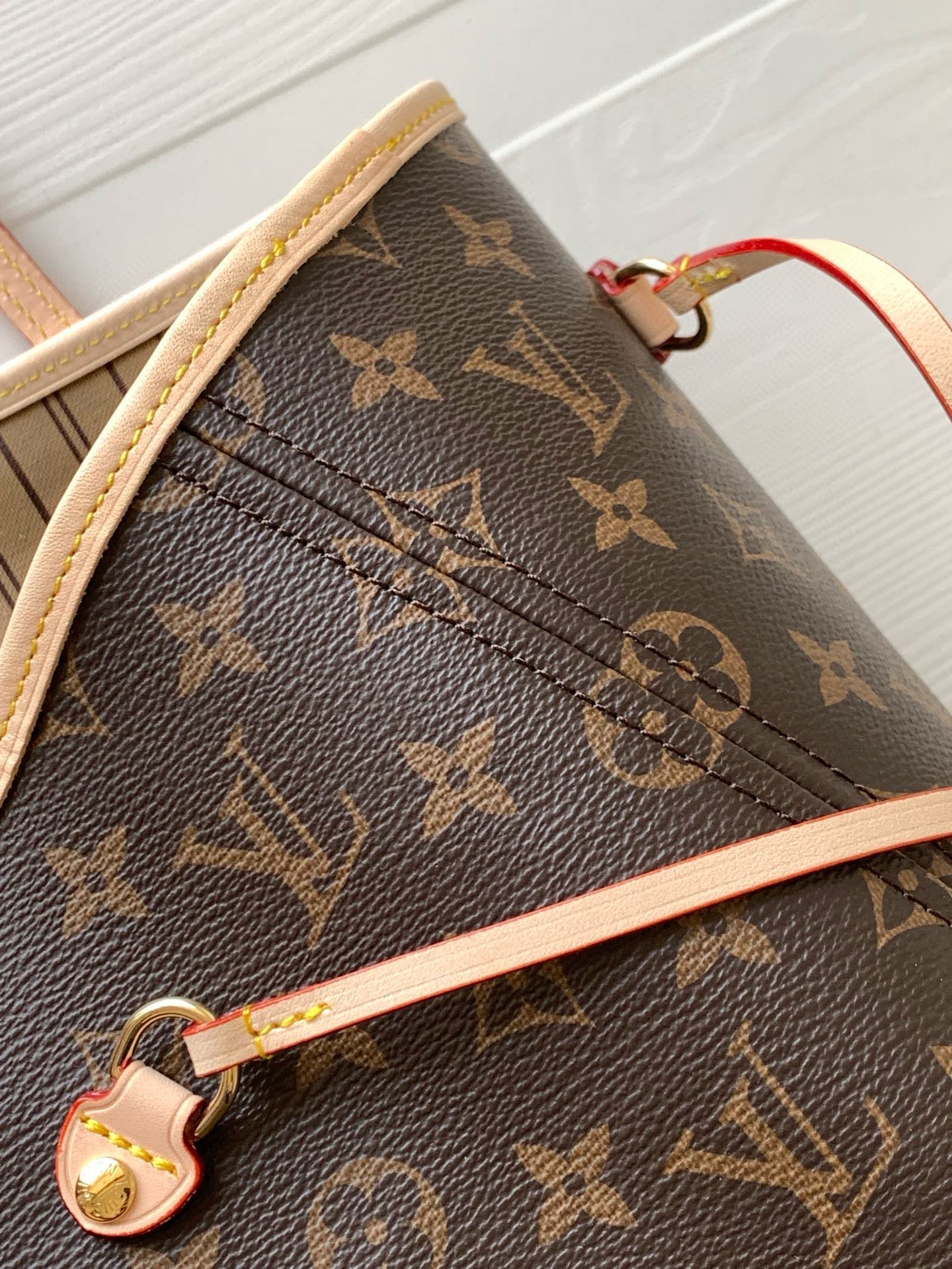 NEVERFULL GM 39 TOILE MONOGRAMME MARRON BEIGE 