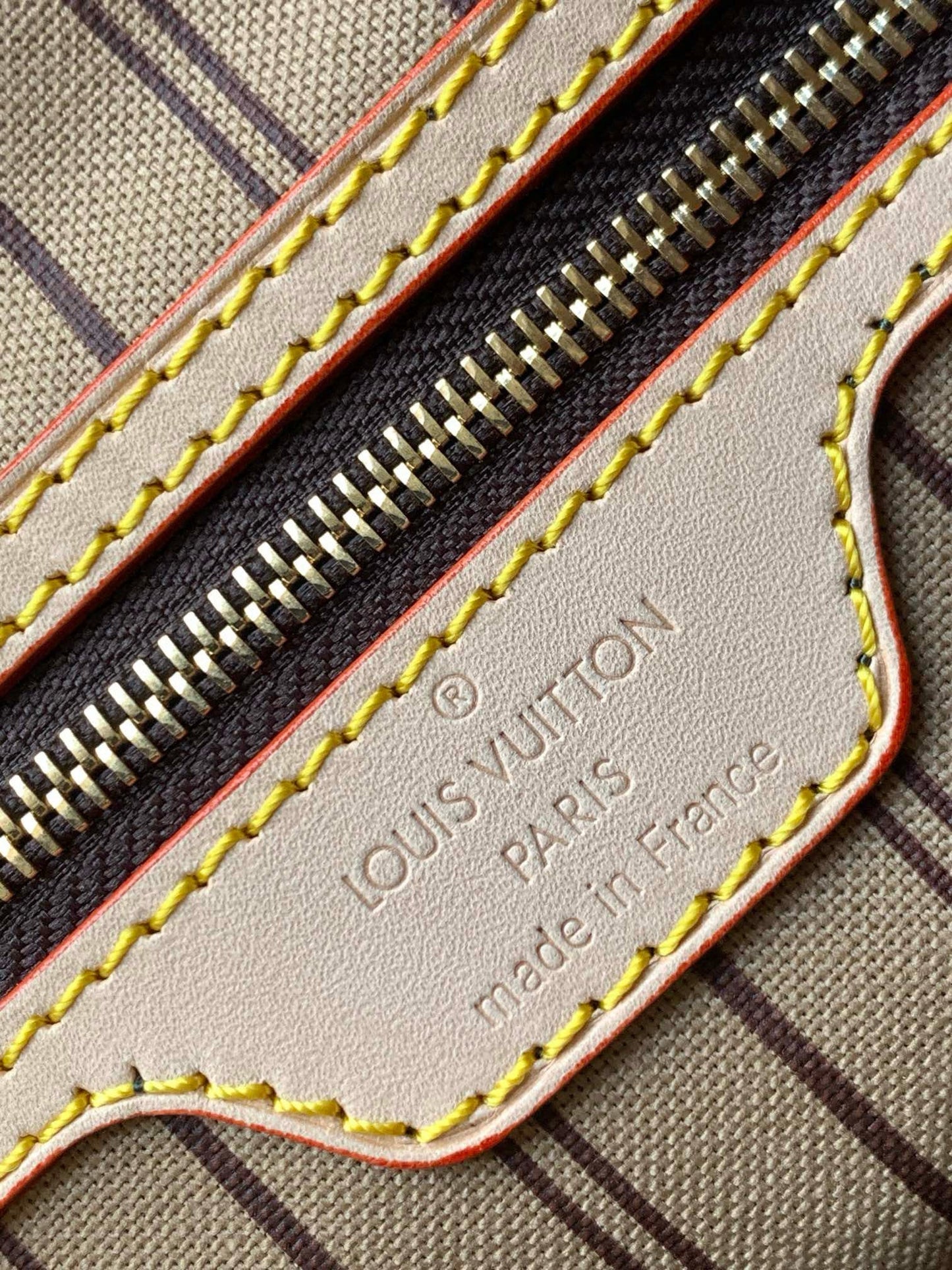 NEVERFULL GM 39 TOILE MONOGRAMME MARRON BEIGE 