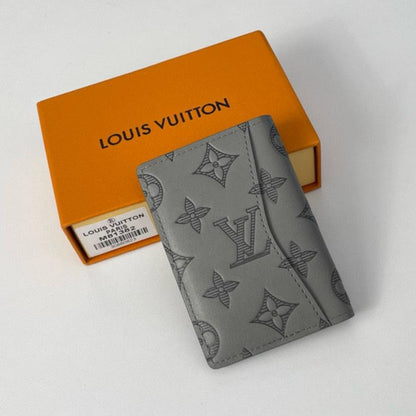 LV ポケットオーガナイザー 11 グレーモノグラムシャドウカーフスキン