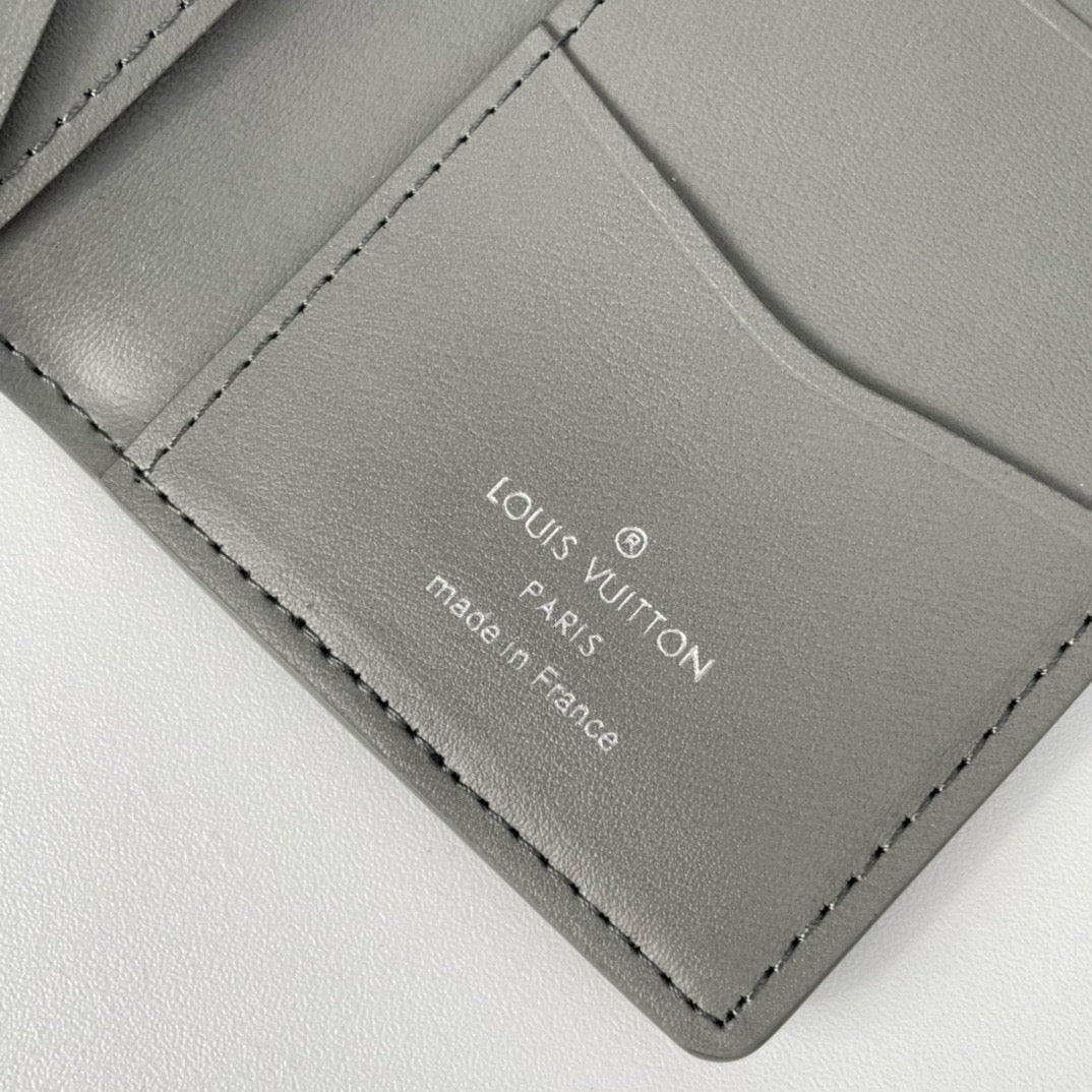 LV ポケットオーガナイザー 11 グレーモノグラムシャドウカーフスキン