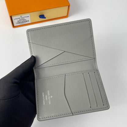 LV ポケットオーガナイザー 11 グレーモノグラムシャドウカーフスキン