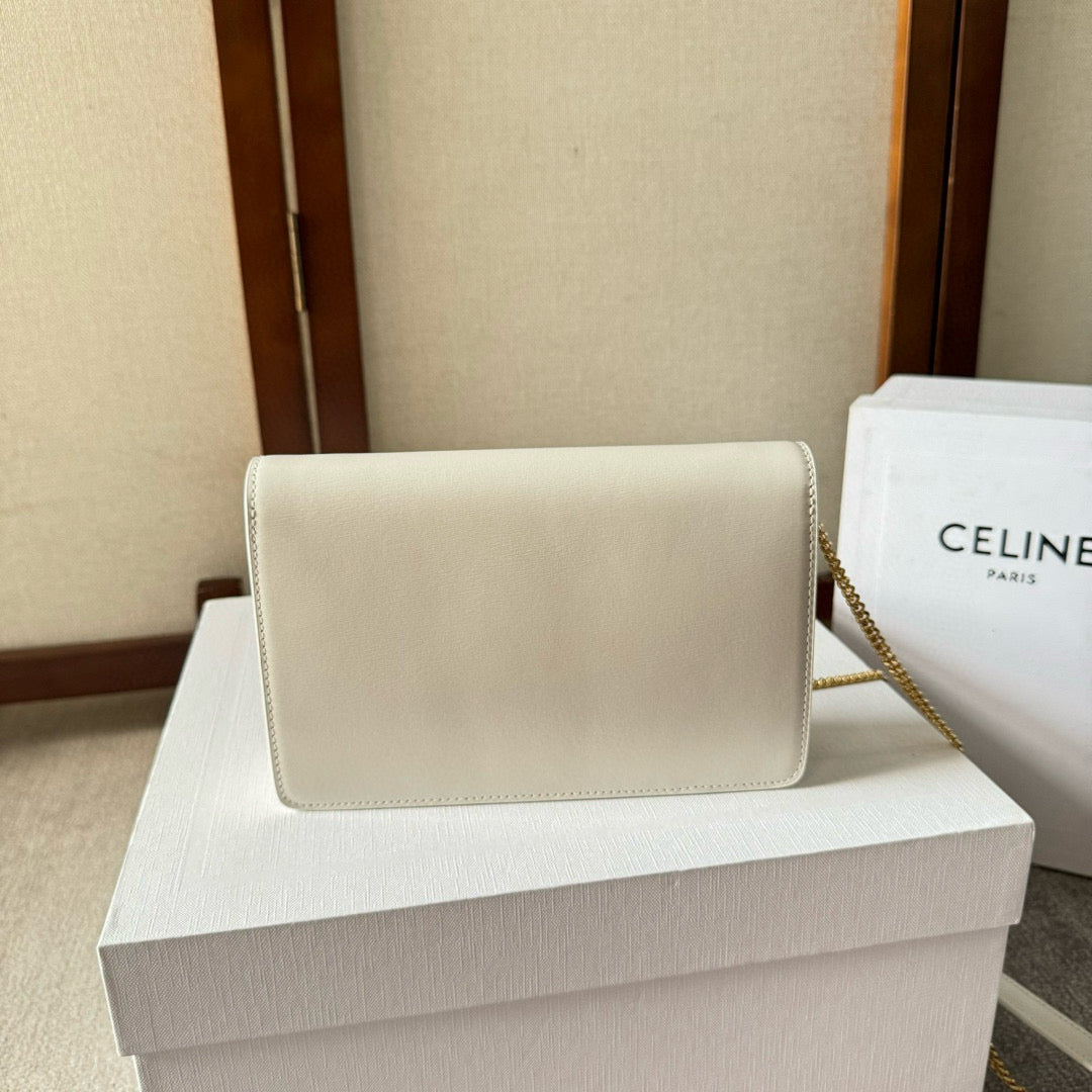 Cuir Triomphe Woc 19,5cm veau blanc ghw