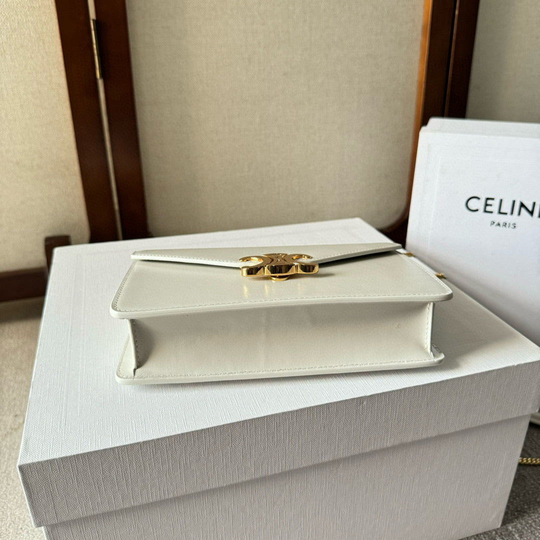 Cuir Triomphe Woc 19,5cm veau blanc ghw