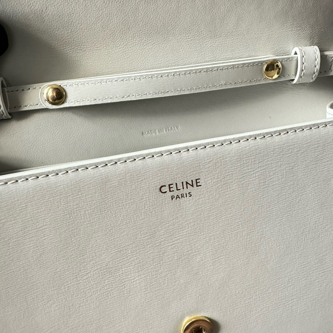 Cuir Triomphe Woc 19,5cm veau blanc ghw