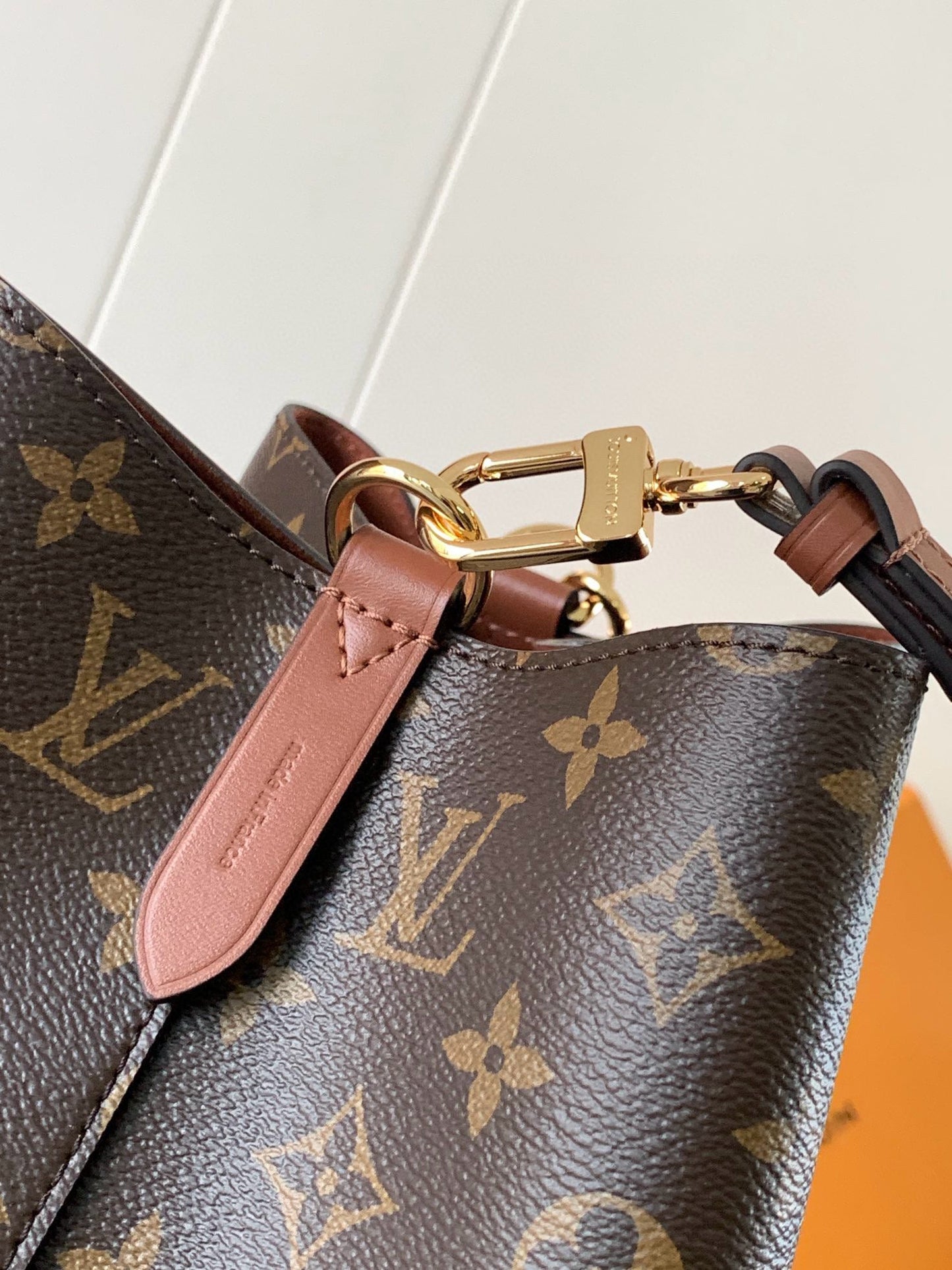NeoNoe MM 26 cm en toile monogrammée marron
