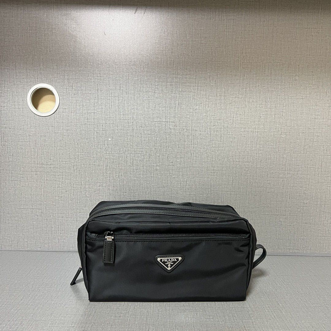 PRA クラッチ 26 ブラック REナイロン＆サフィアーノレザー