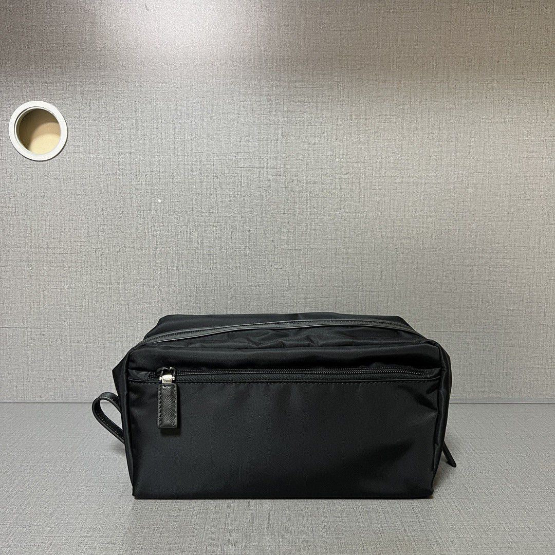 PRA クラッチ 26 ブラック REナイロン＆サフィアーノレザー