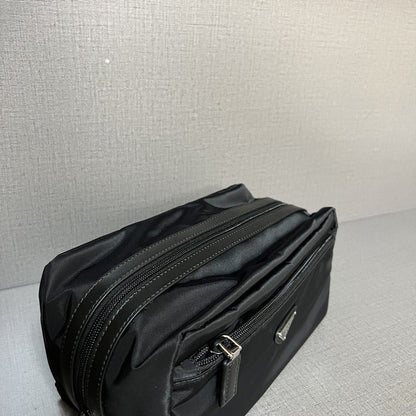 PRA クラッチ 26 ブラック REナイロン＆サフィアーノレザー
