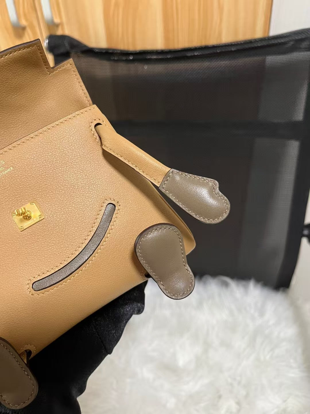 Poupée HM Kelly 16 cm en cuir Gulliver doré