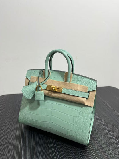 HM バーキン 25cm ヴェール・ドゥ・クロコダイル ゴールド金具