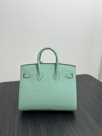 HM バーキン 25cm ヴェール・ドゥ・クロコダイル ゴールド金具