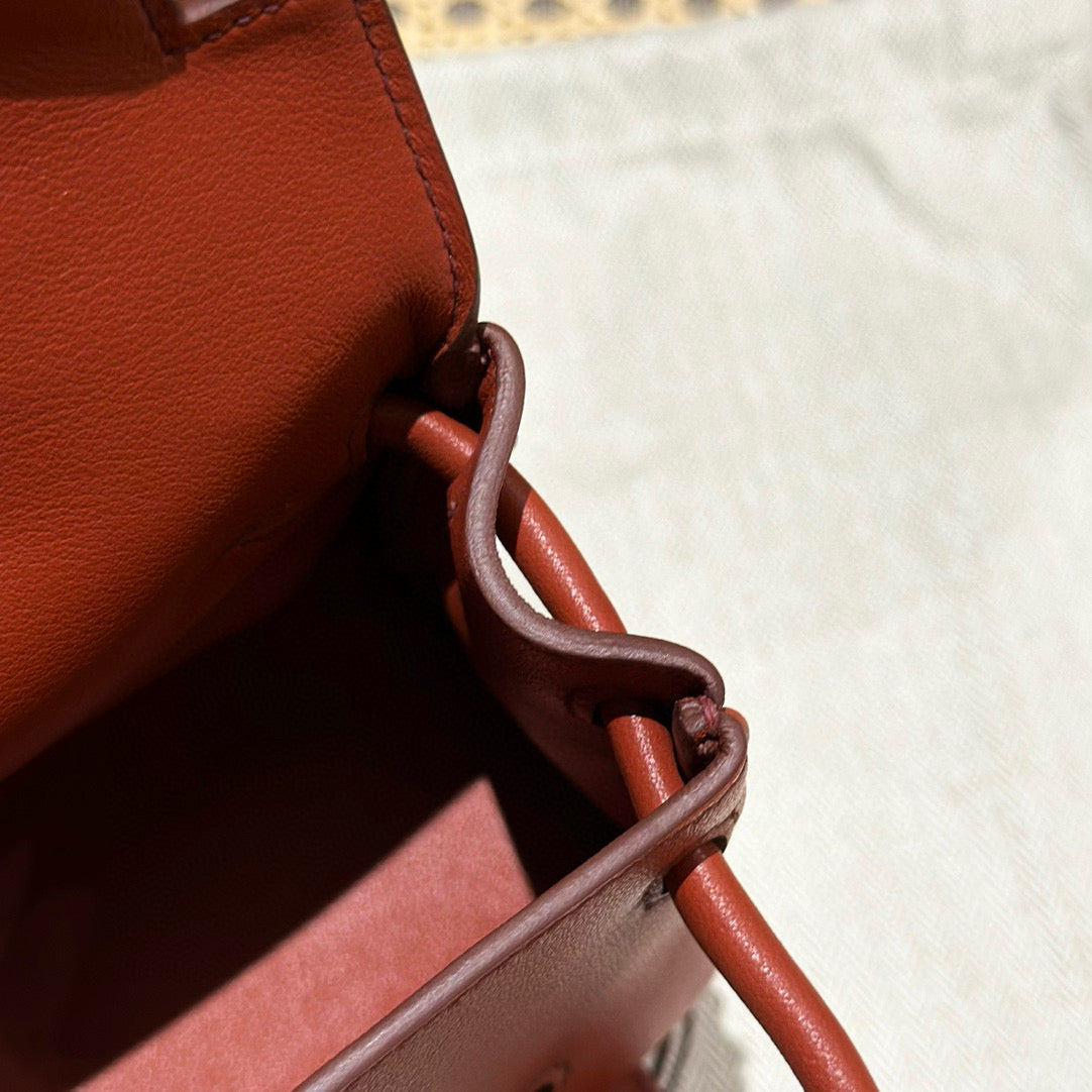 Poupée HM Kelly 16 cm en cuir Gulliver bordeaux