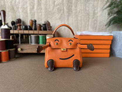Poupée HM Kelly 16 cm en cuir Gulliver orange