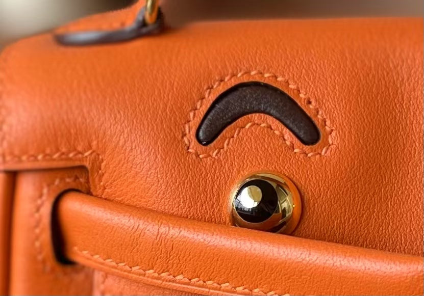 Poupée HM Kelly 16 cm en cuir Gulliver orange