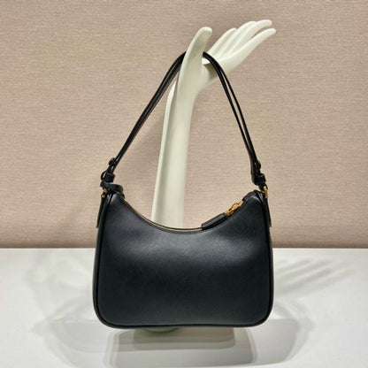 Mini sac en cuir Saffiano réédition Prada