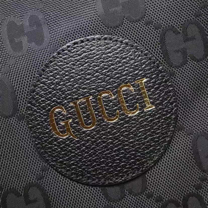 Sac fourre-tout Gucci Off The Grid de taille moyenne en polyester noir et cuir
