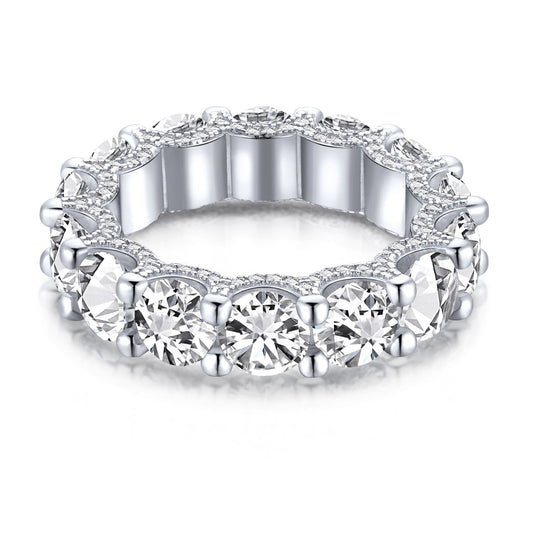 [HOT]Gorgeous Round Cut Tennis Ring