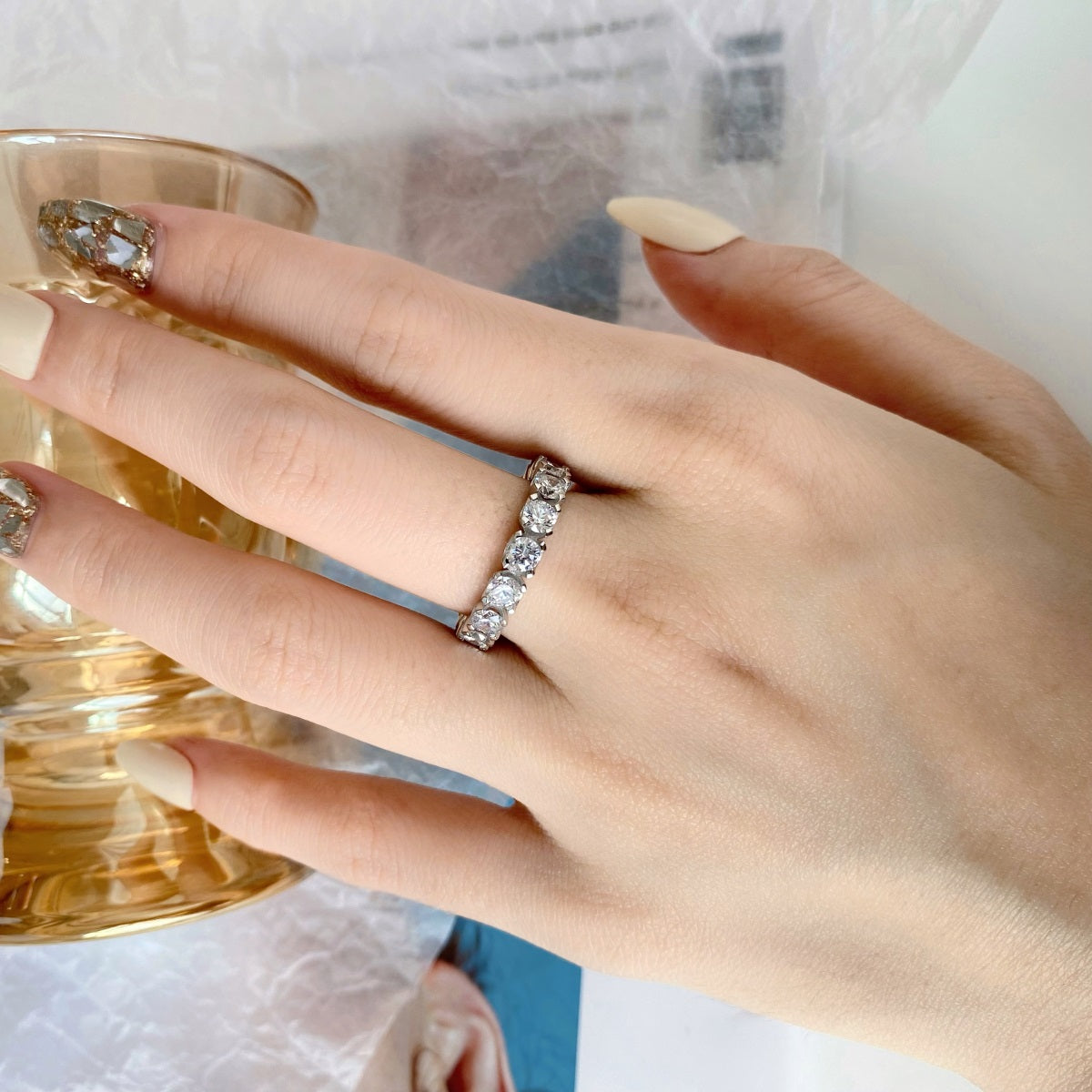 [HOT]Eternity Round Cut Tennis Ring