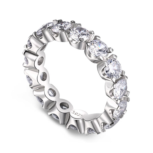 [HOT]Eternity Round Cut Tennis Ring