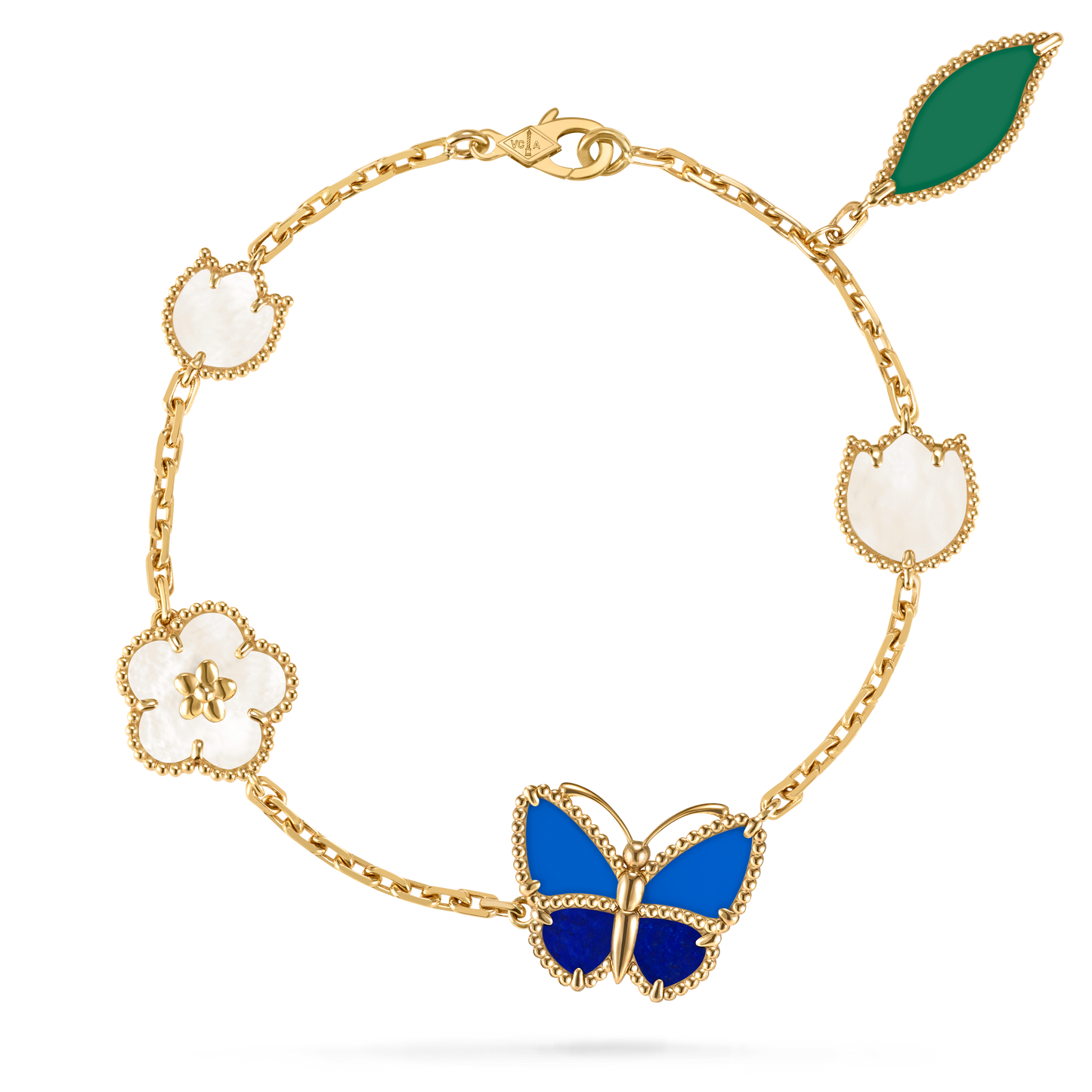 2026 New Arrival LUCKY SPRING CLOVER 5 MOTIF BRACELET