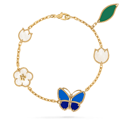 2026 New Arrival LUCKY SPRING CLOVER 5 MOTIF BRACELET