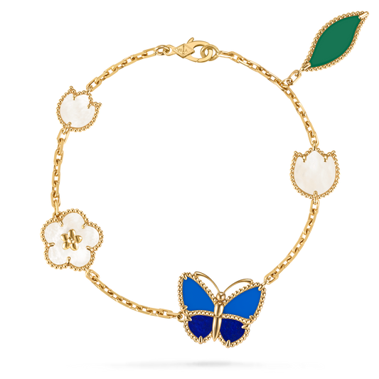 2026 New Arrival LUCKY SPRING CLOVER 5 MOTIF BRACELET